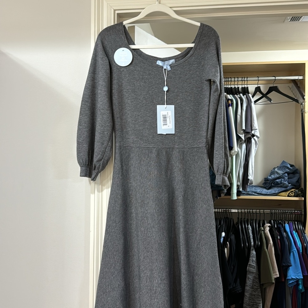 Maude Dress - Heather Grey